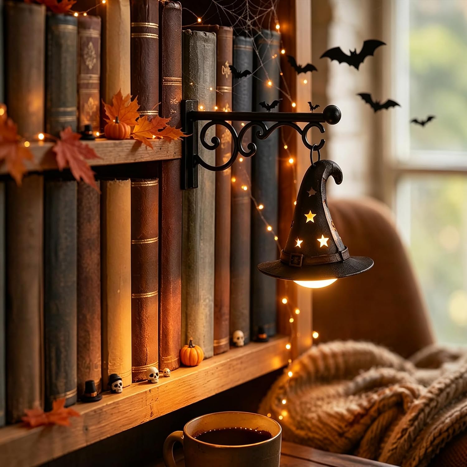 Lighting Decoration For Home - Bookshelf Lamp Library Lantern Light Library