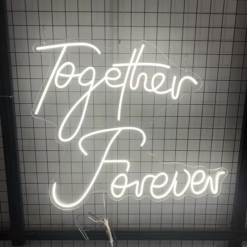 Lighting Decor Rentals - LED Flex Neon Sign, Wedding Reception