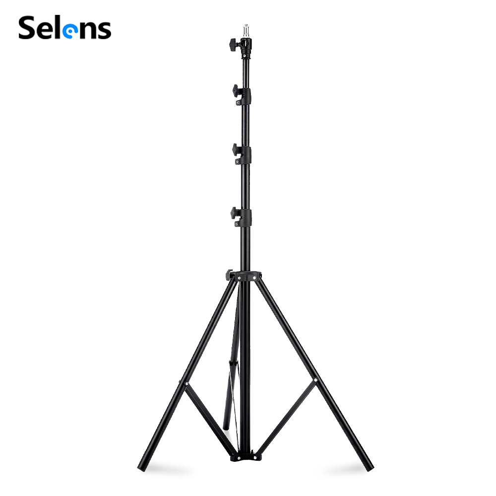 Lighting Gallery - Selens 2.2~3.95m Air-Cushion Light Stand Aluminum