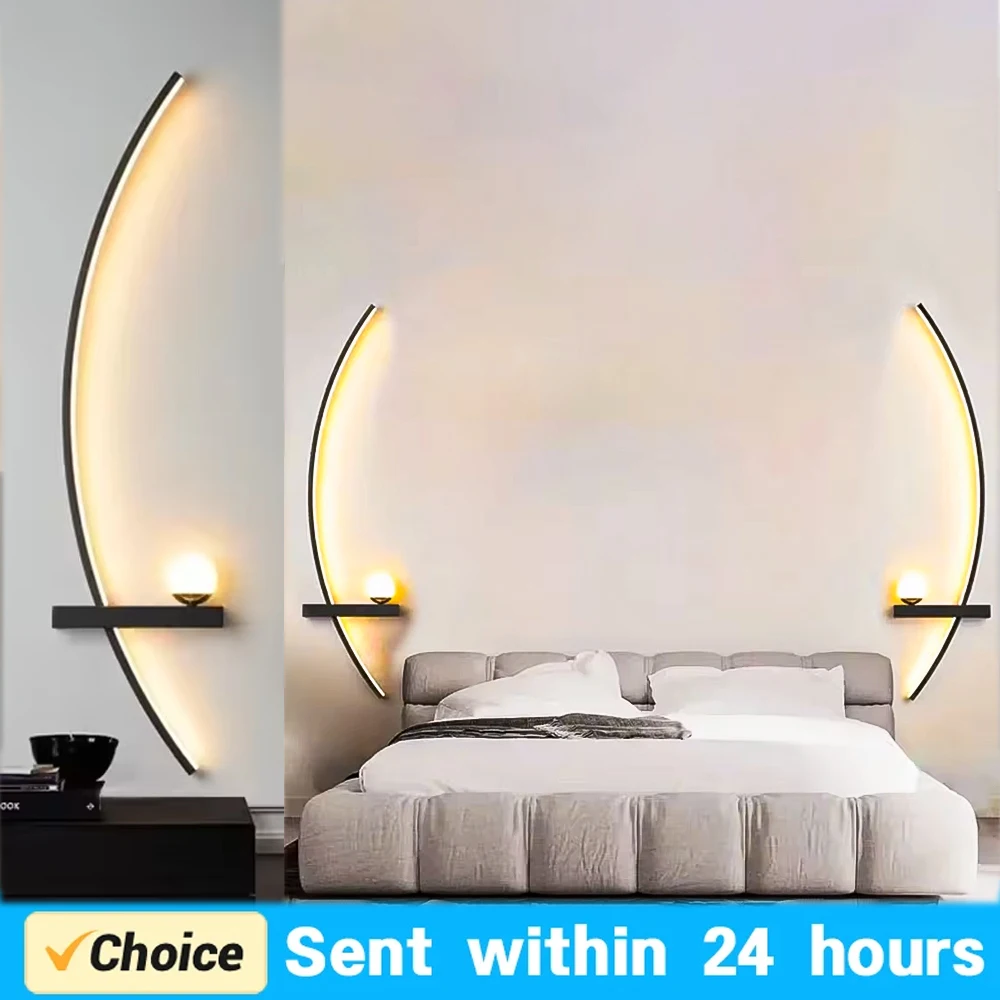 Foyer Lighting Wall Decor - Modern LED Wall Lamps Minimalist Stripes