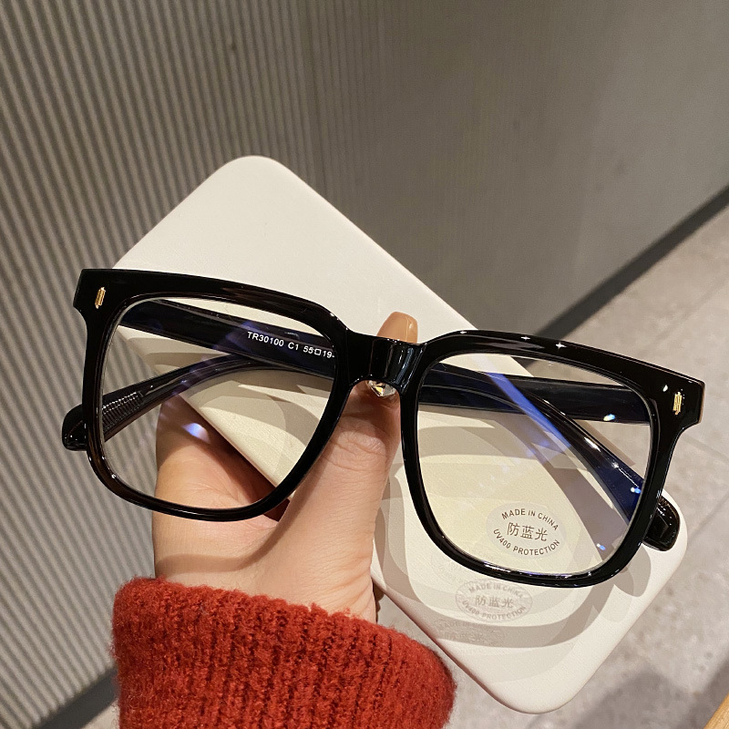 Lighting Decor Photos - Transparent Computer Glasses Frame Women Men