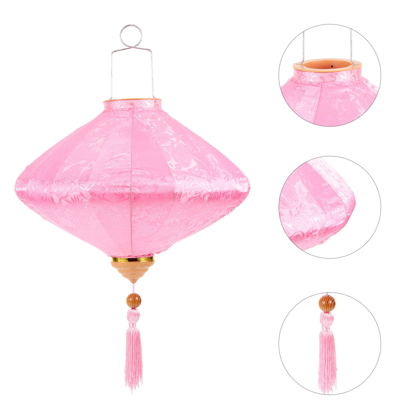 Lighting Decor Photos - Large Hanging Lantern with Floral Design