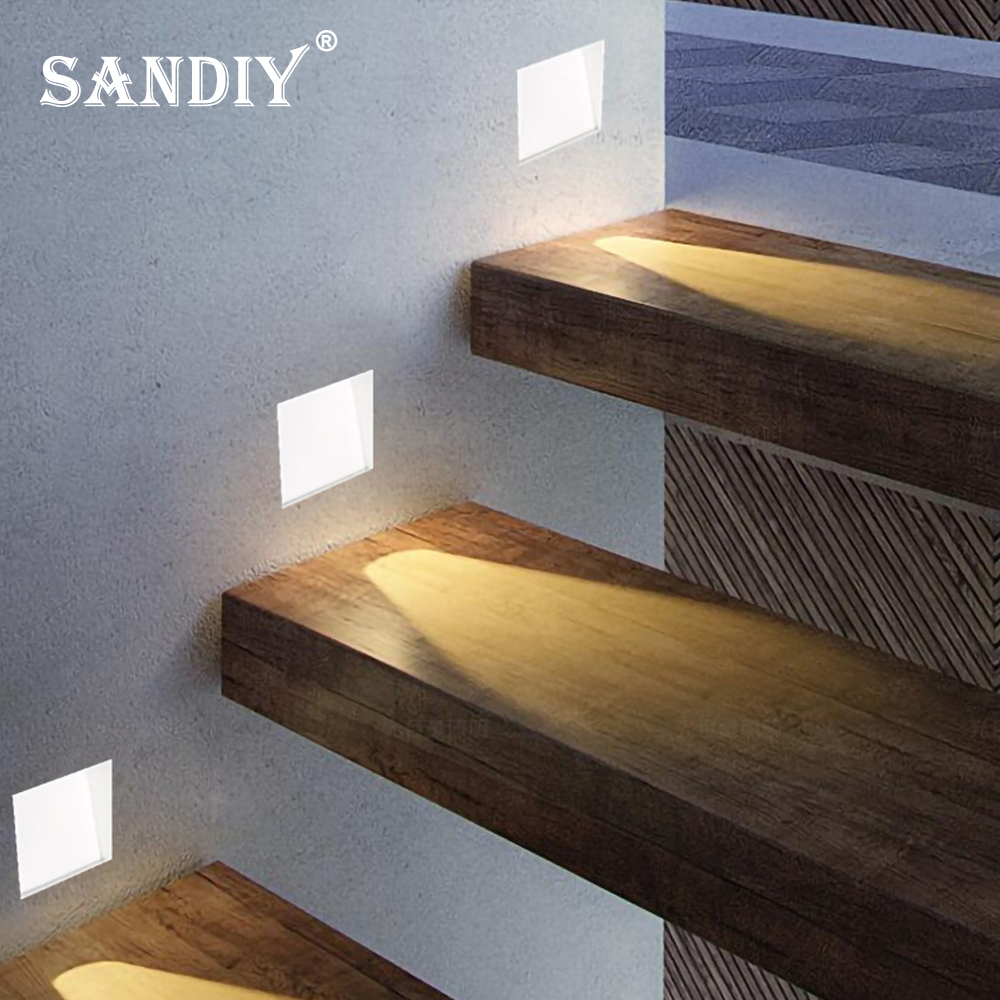 Foyer Lighting Wall Decor - SANDIY Wall Lamp Recessed Night Light