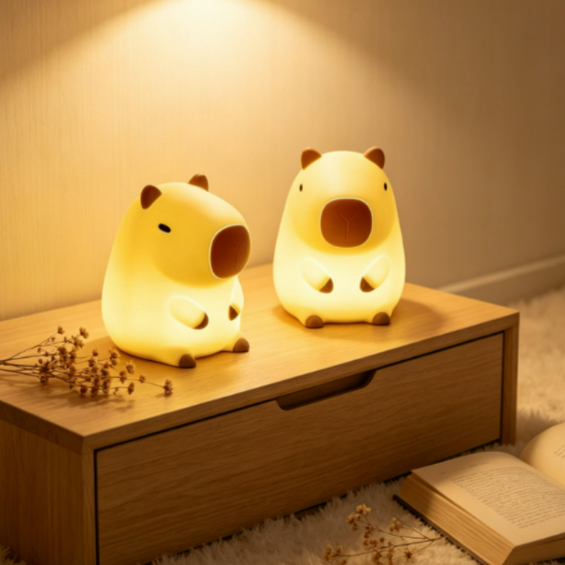 Lighting Room Decor Items - Cute Pet Capybara Night Light Cartoon