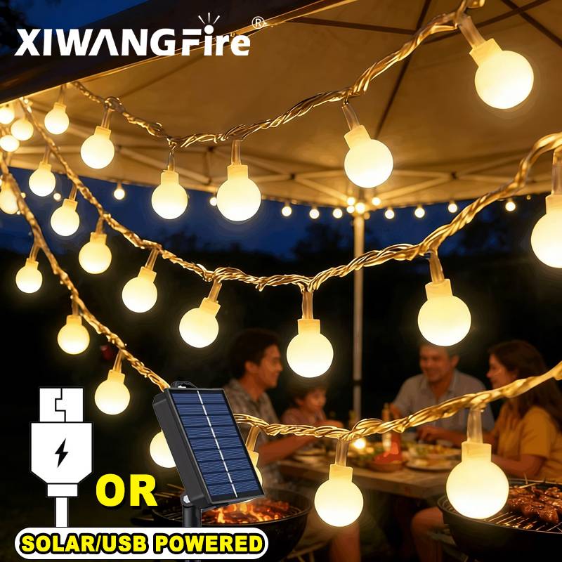 3-10M Solar/USB/Battery String - Lighting Decoration For Home recension och pris