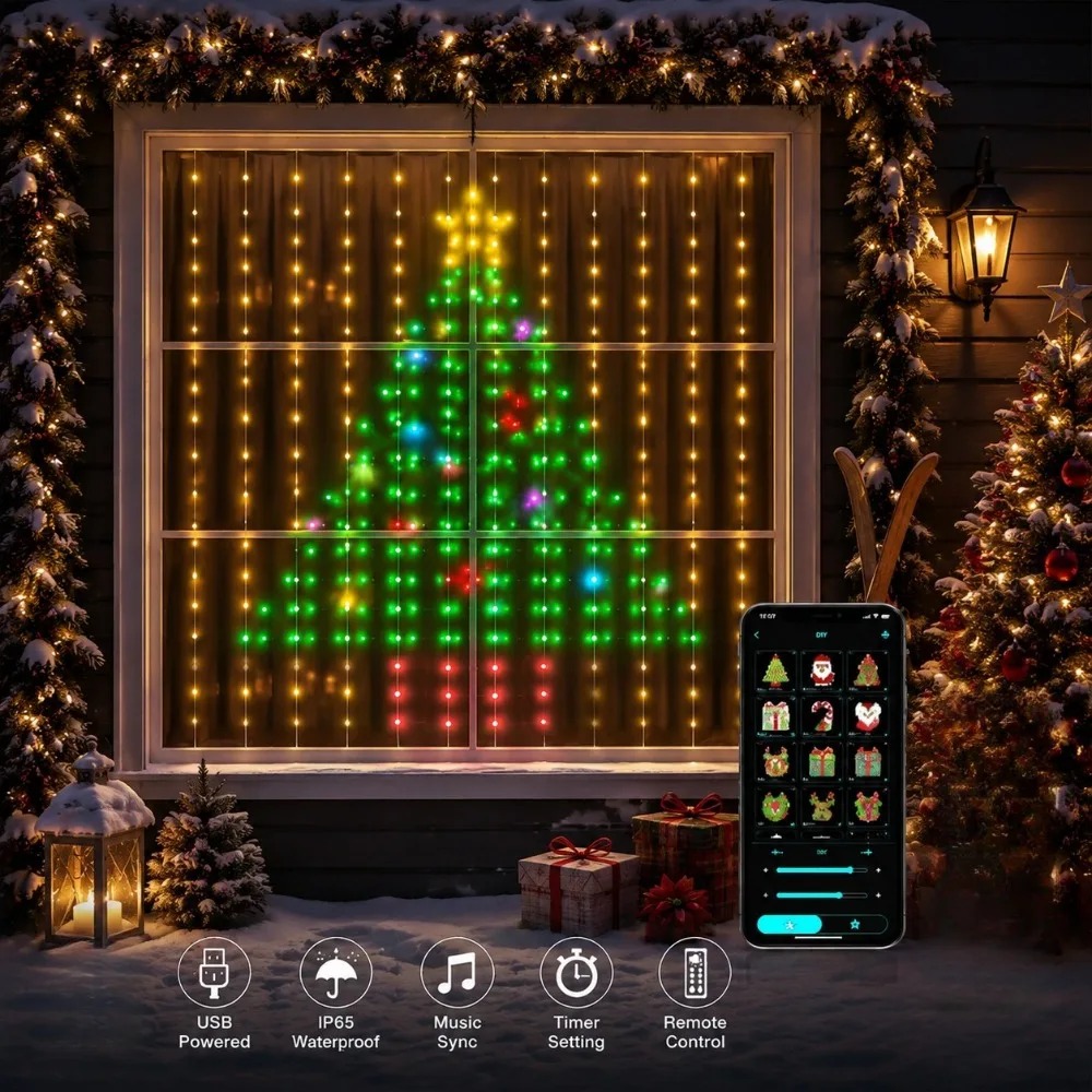 Outdoor LED Pixel Curtain Ligh - Lighting Decoration Outdoor recension och pris