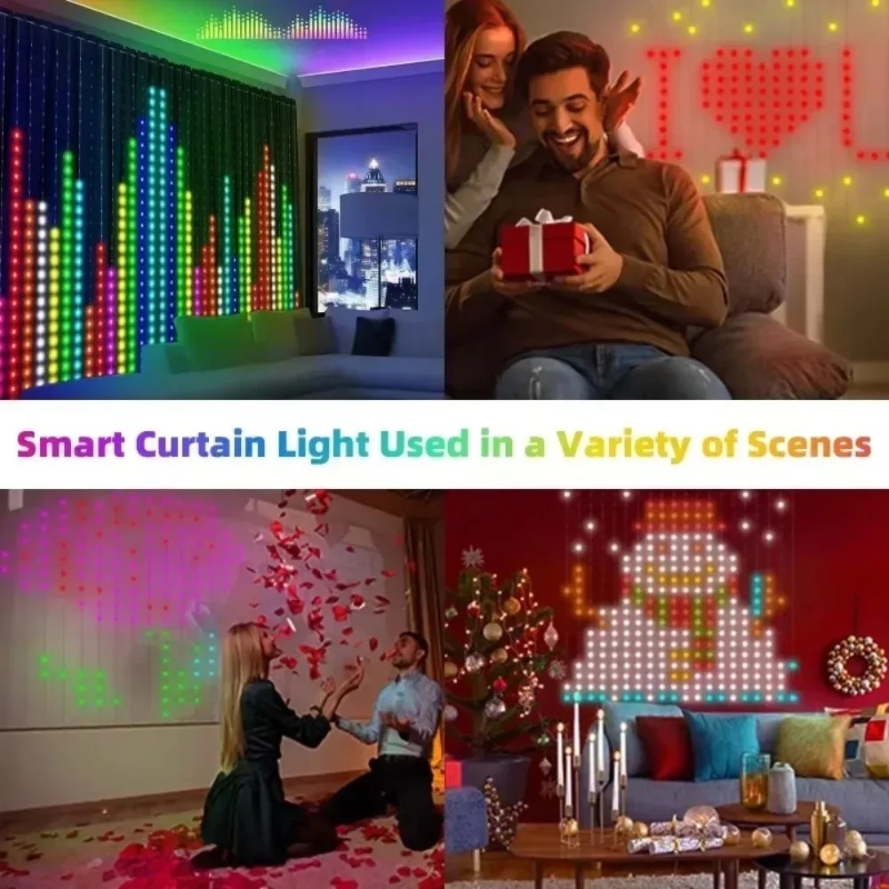 Outdoor LED Pixel Curtain Ligh - Lighting Decoration Outdoor recension och pris