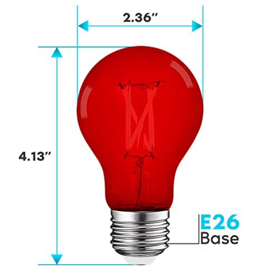 A19 Edison LED Light Bulbs, 4. - Lighting Decoration Outdoor recension och pris