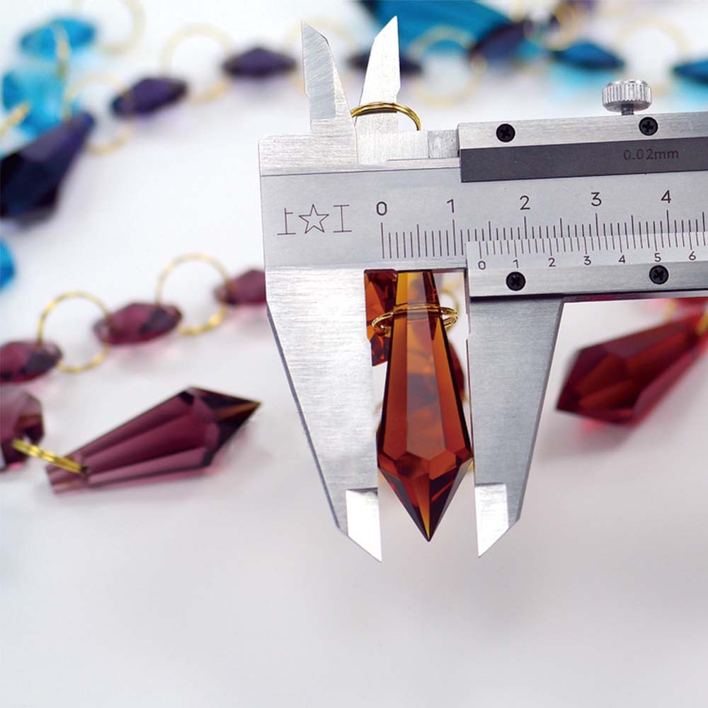 38mm Mix Color Crystal Icicle  - Pendant Lighting Christmas Decor recension och pris