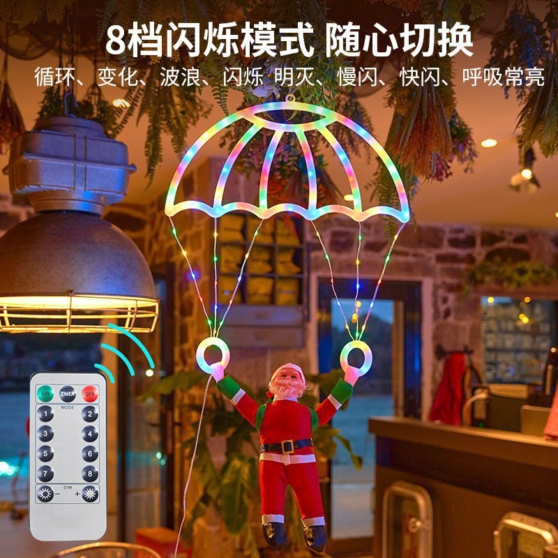 String Lights LED Santa Parach - Pendant Lighting Christmas Decor recension och pris
