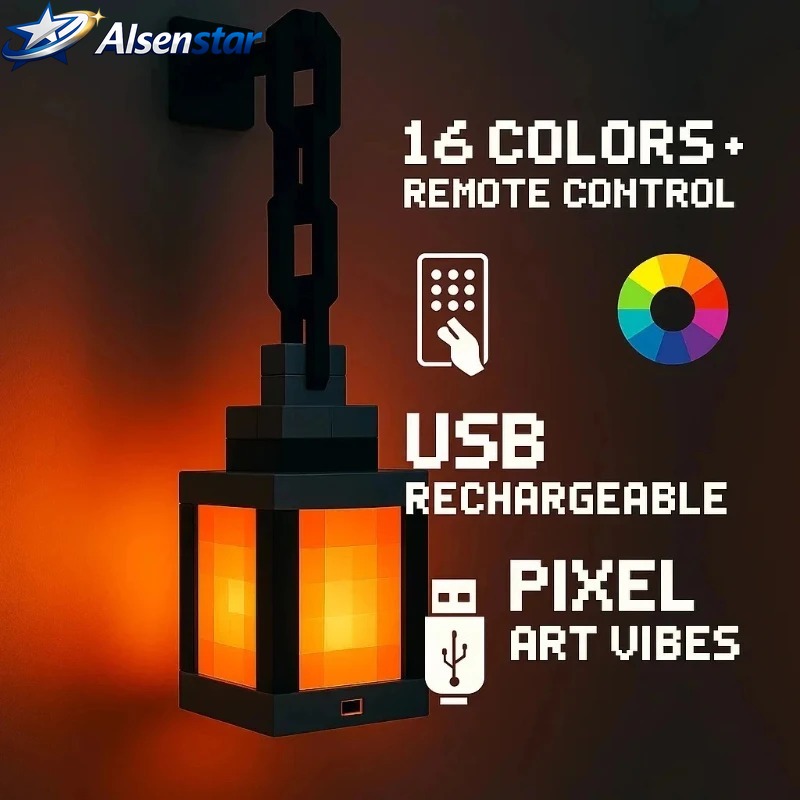 Pendant Lamp Pixel Style Wall  - Lighting World Decor recension och pris
