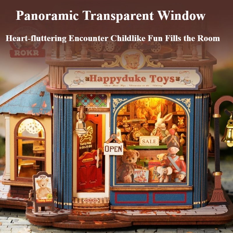 New Robotime Bear Toy Shop Ass - Lighting Room Decor Items recension och pris