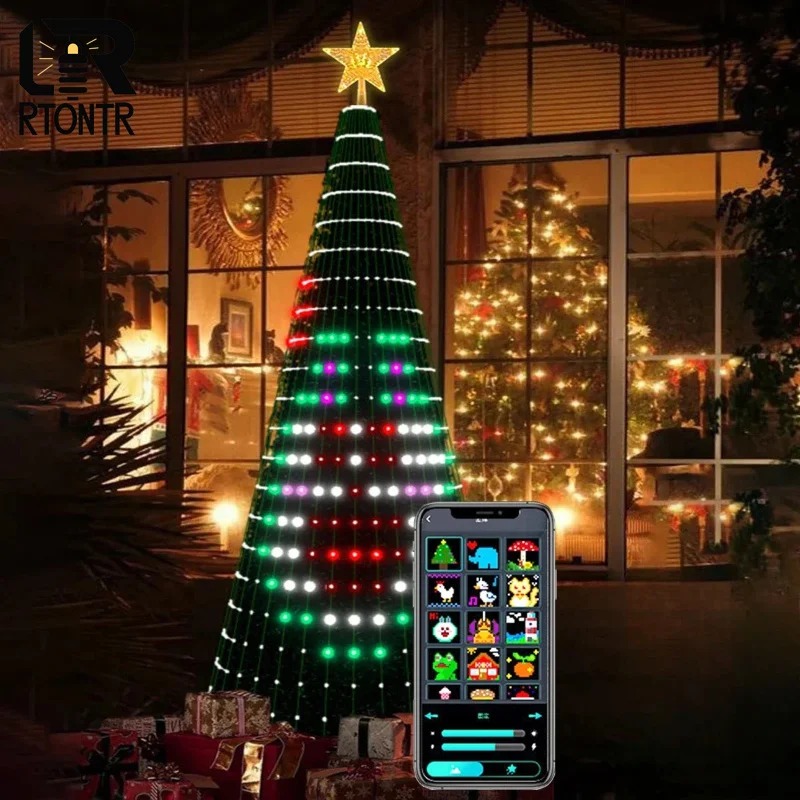 Smart RGB Christmas Tree Toppe - Lighting Christmas Decor recension och pris