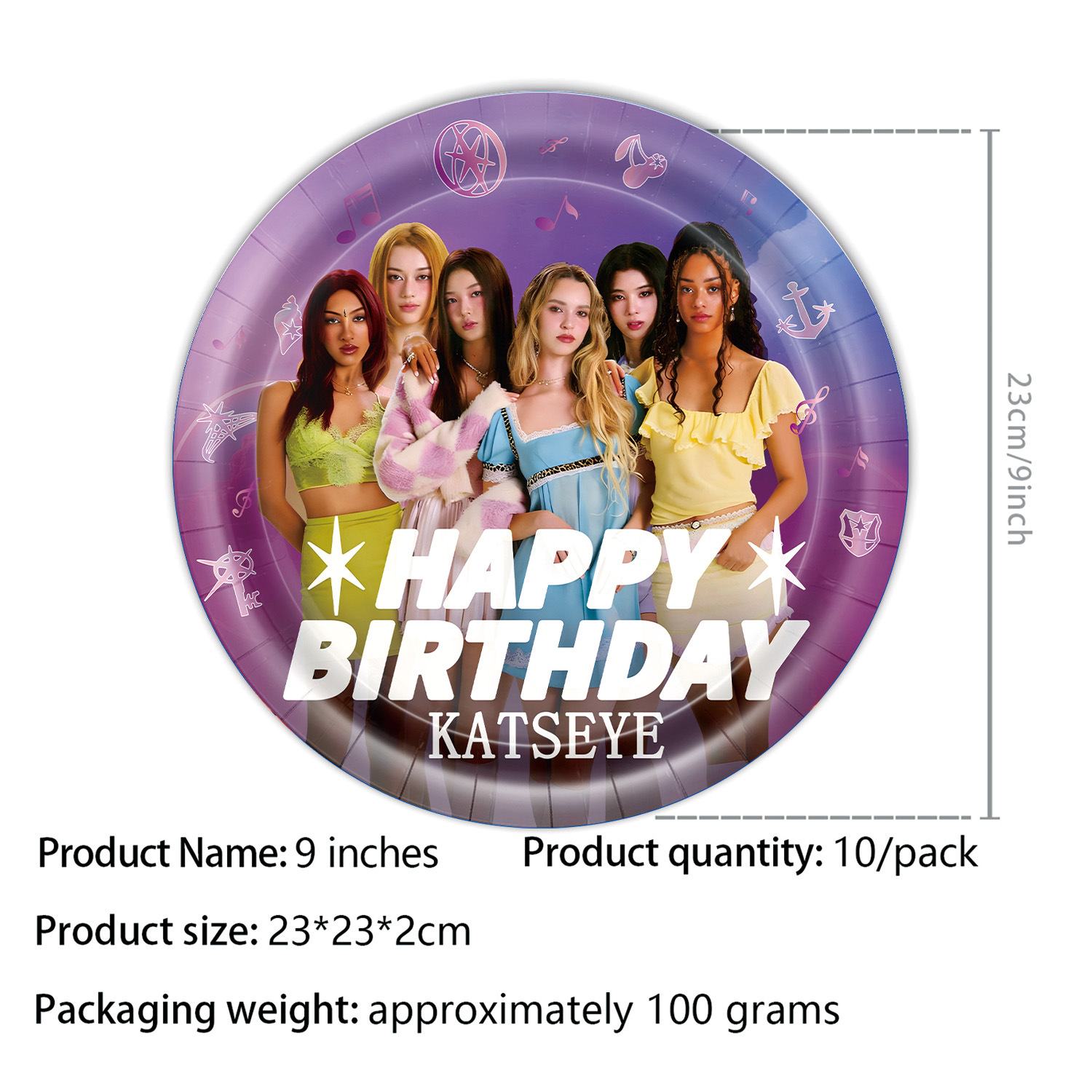 K&Katseye Idol Birthday Party  - Lighting Room Decor Items recension och pris
