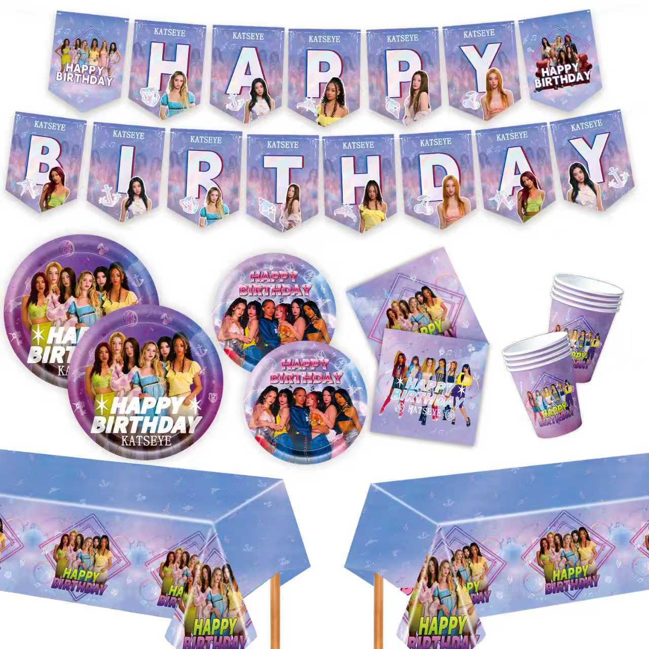 K&Katseye Idol Birthday Party  - Lighting Room Decor Items recension och pris