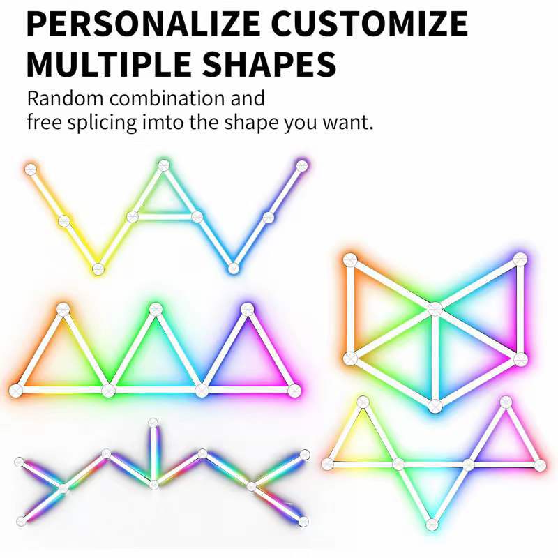 New Free Splicing DIY RGB Colo - Foyer Lighting Wall Decor recension och pris