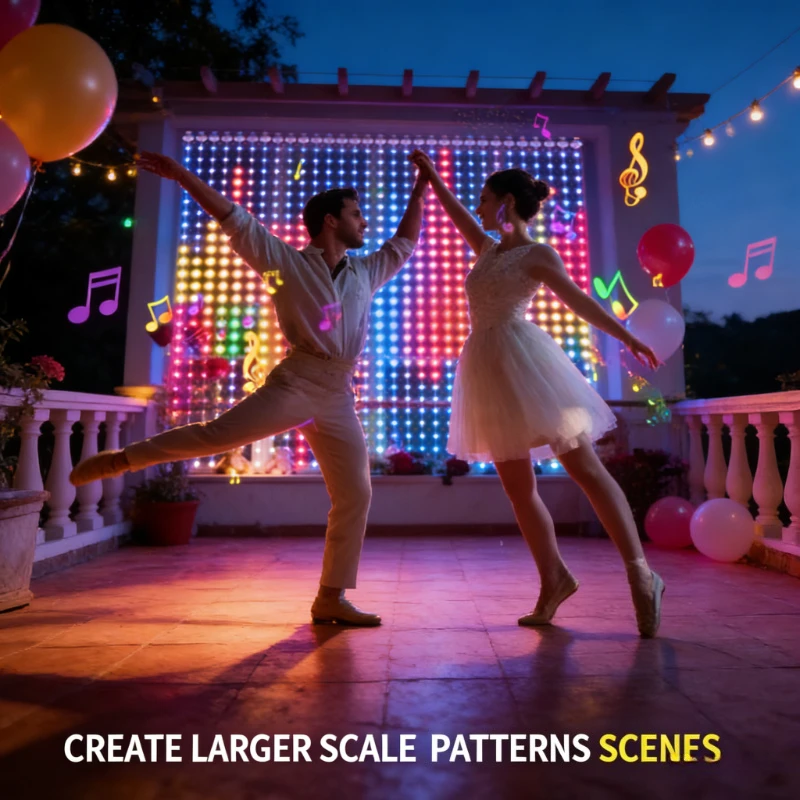 Smart 400LED Curtain Lights, M - Lighting Decoration For Wedding recension och pris