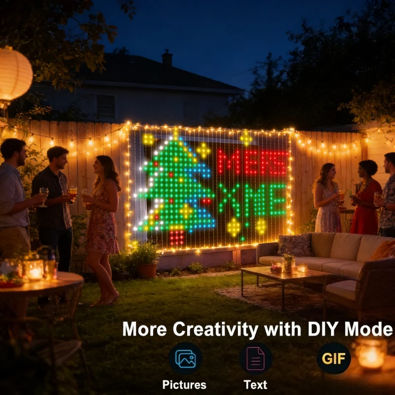 Smart 400LED Curtain Lights, M - Lighting Decoration For Wedding recension och pris