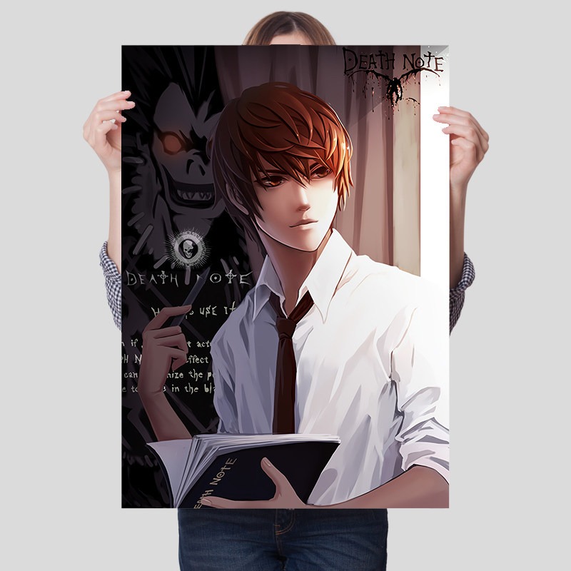 Death Note Unframed Canvas Pri - Lighting Room Decor Items recension och pris