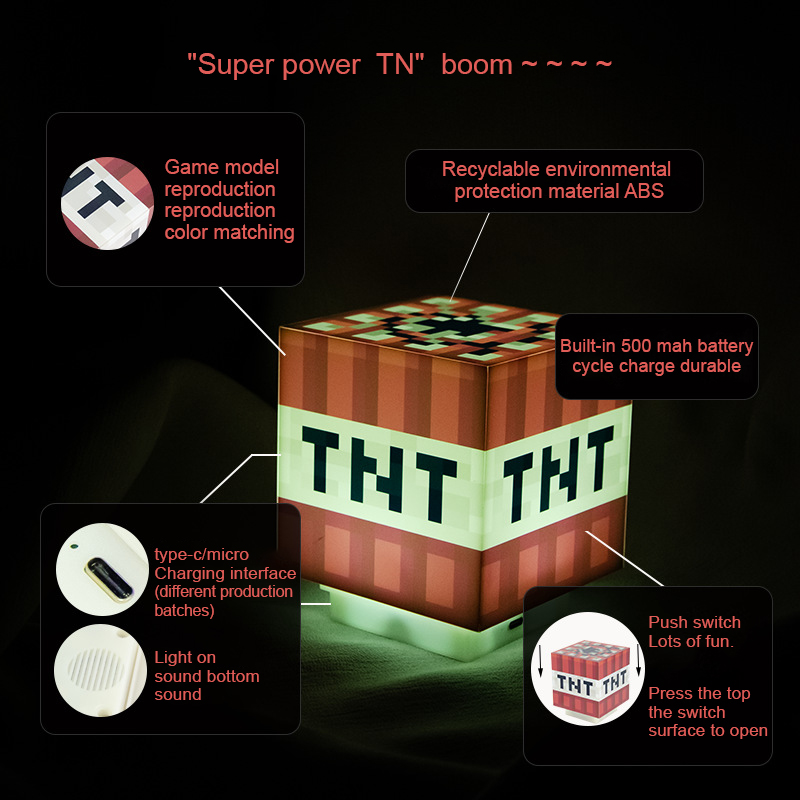 LED TNT Light with Official Ga - Lighting World Decor recension och pris