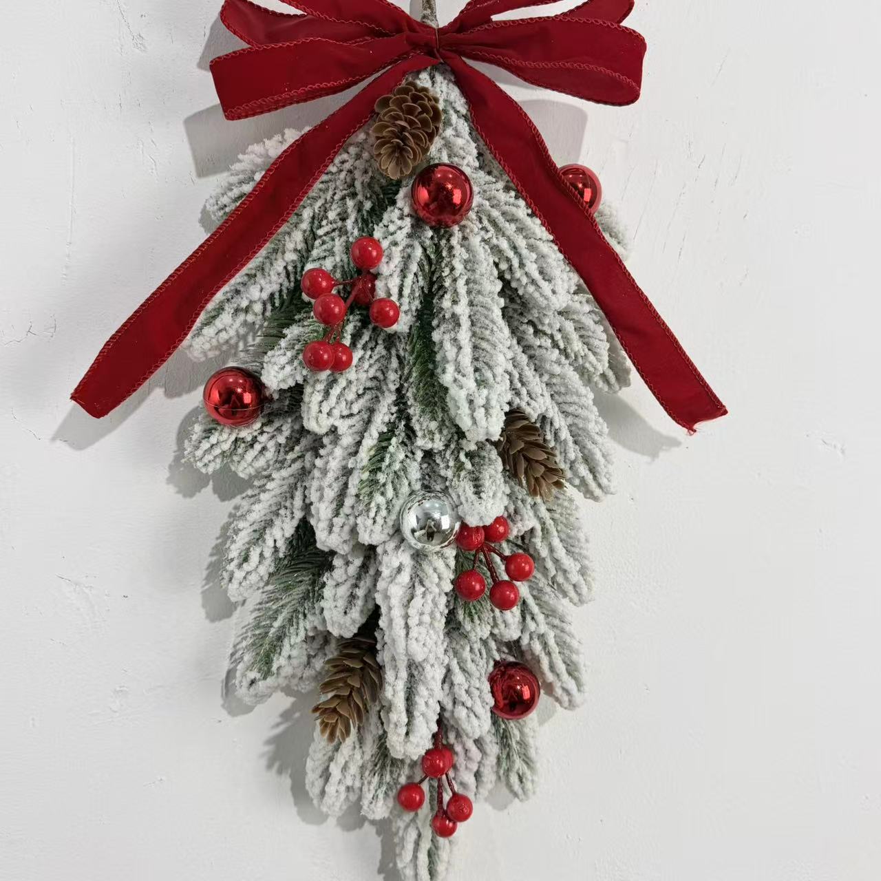 45CM Christmas Wreath Pendant  - Pendant Lighting Christmas Decor recension och pris