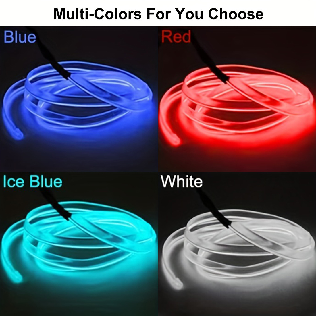 5m Neon LED Car Interior Light - Lighting Bolt Decor recension och pris