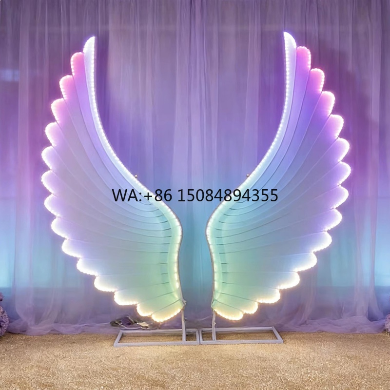 Glowing Angel Wings Light Prop - Lighting Decoration For Wedding recension och pris