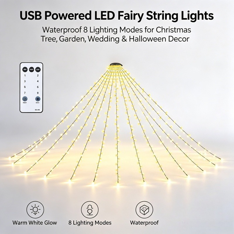 USB LED Fairy String Lights, W - Lighting Decoration For Wedding recension och pris