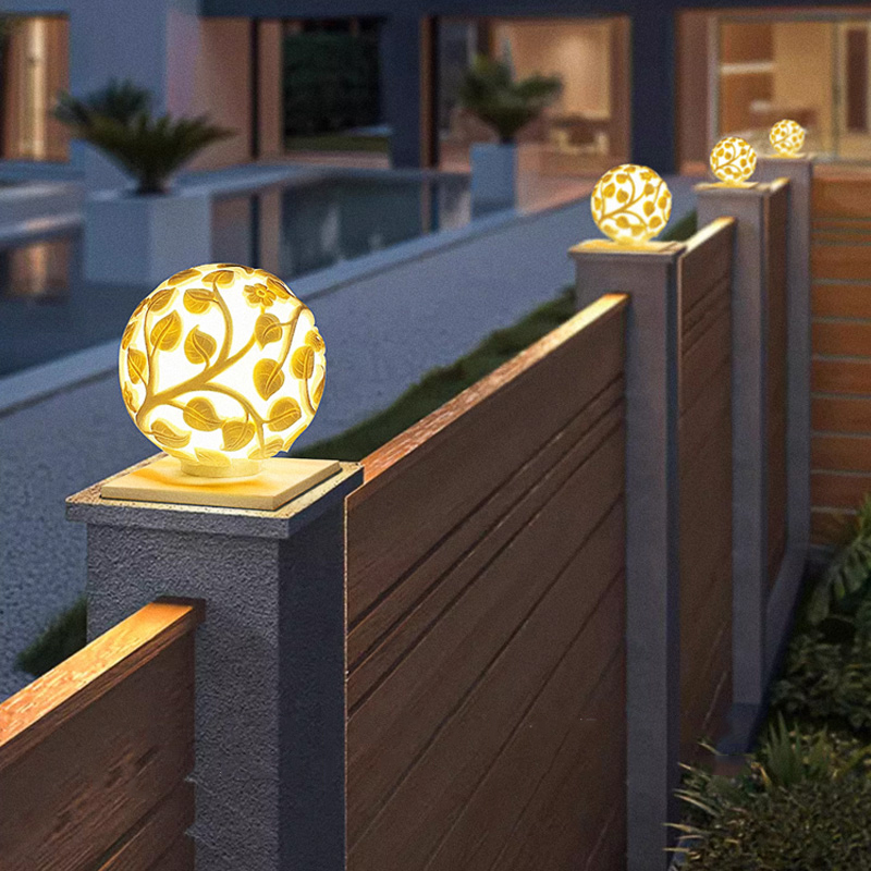 Outdoor column lights solar LE - Lighting Decoration Outdoor recension och pris