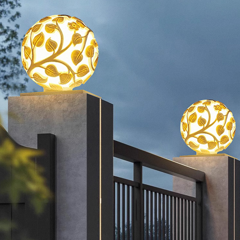 Outdoor column lights solar LE - Lighting Decoration Outdoor recension och pris