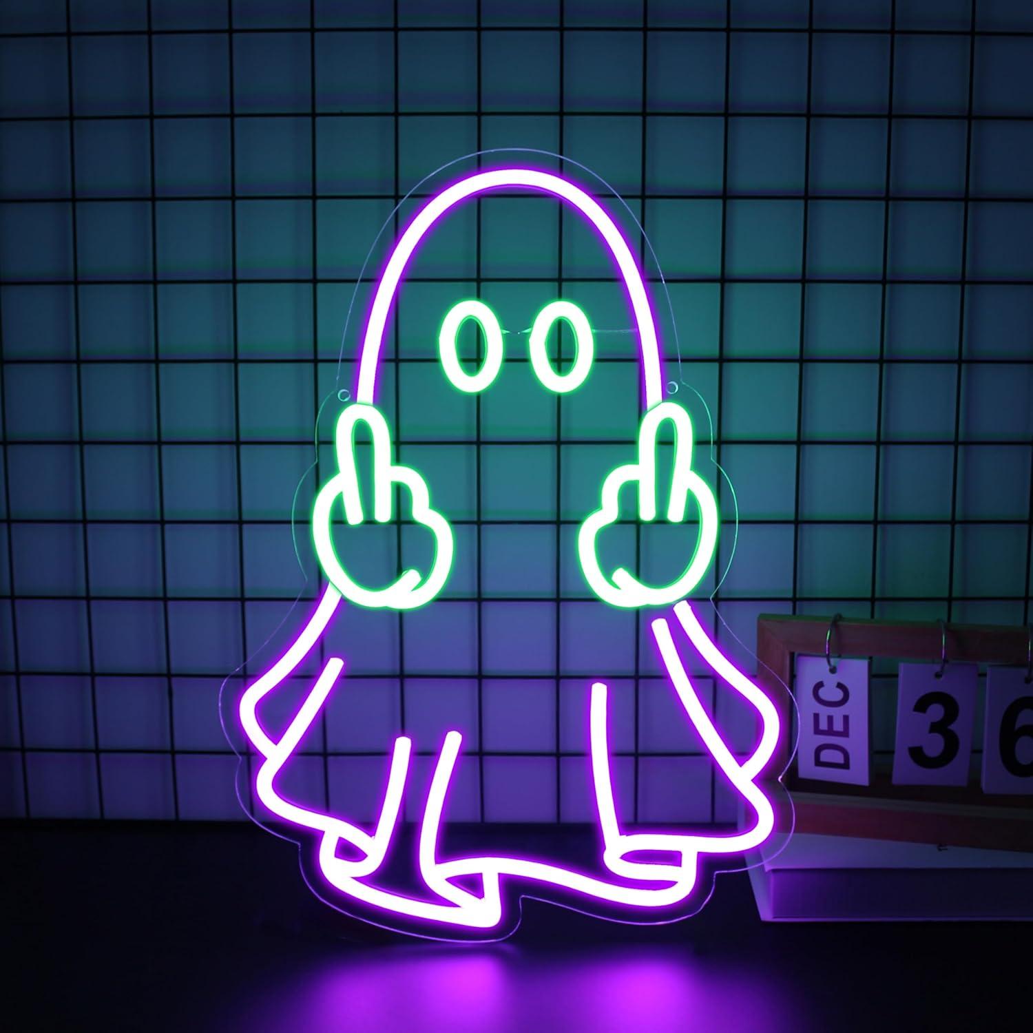 Ghost Neon Sign USB Powered LE - Lighting Decoration For Home recension och pris
