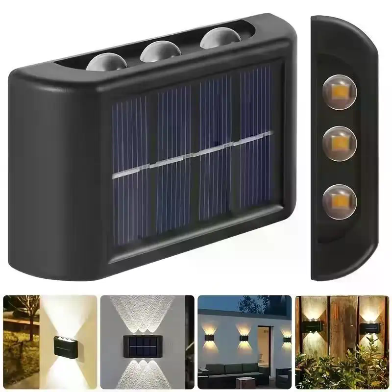 Solar Wall Lamp Outdoor Waterp - Up Lighting Decor recension och pris