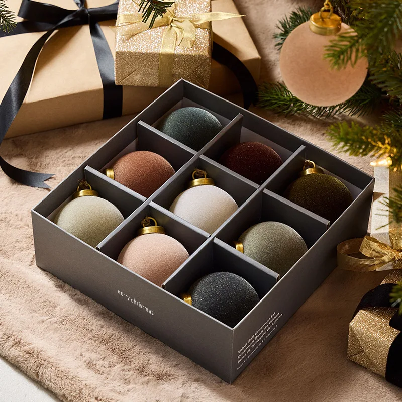 9pcs 8cm Light Luxury Christma - Pendant Lighting Christmas Decor recension och pris