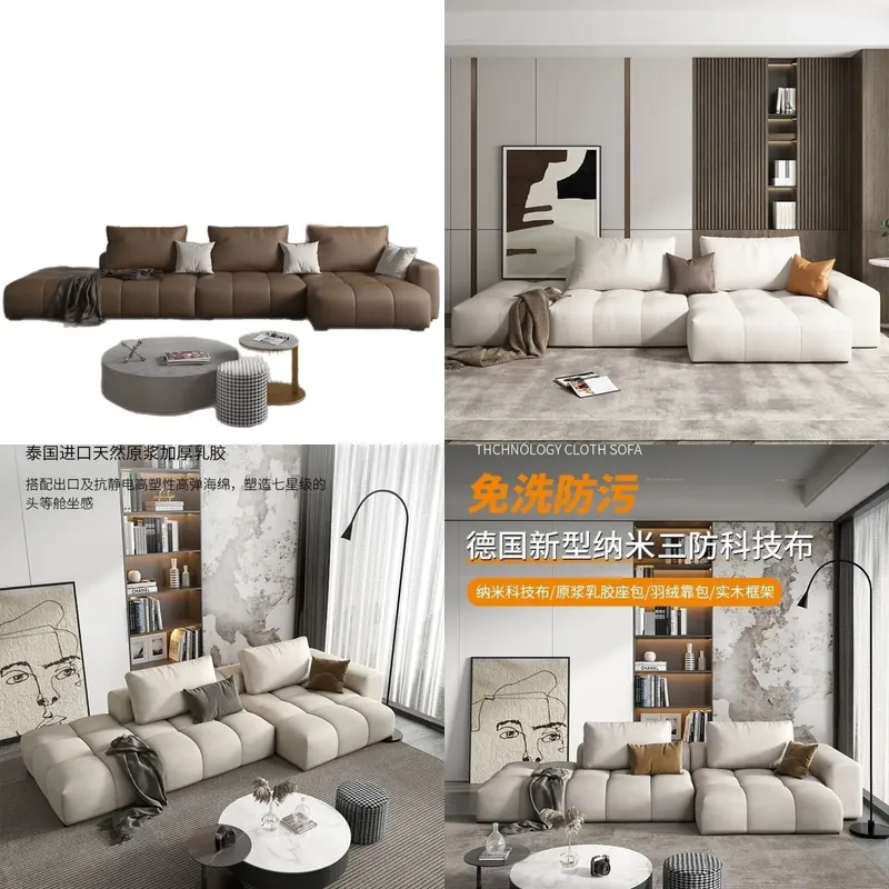 Nordic Fabric Sofa Modern Mini - Lighting Decor Rentals recension och pris