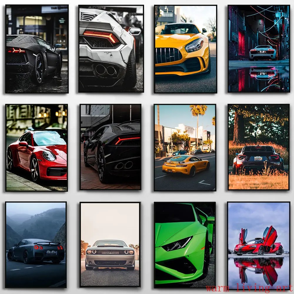 World Luxury Sport Car Black B - Lighting World Decor recension och pris