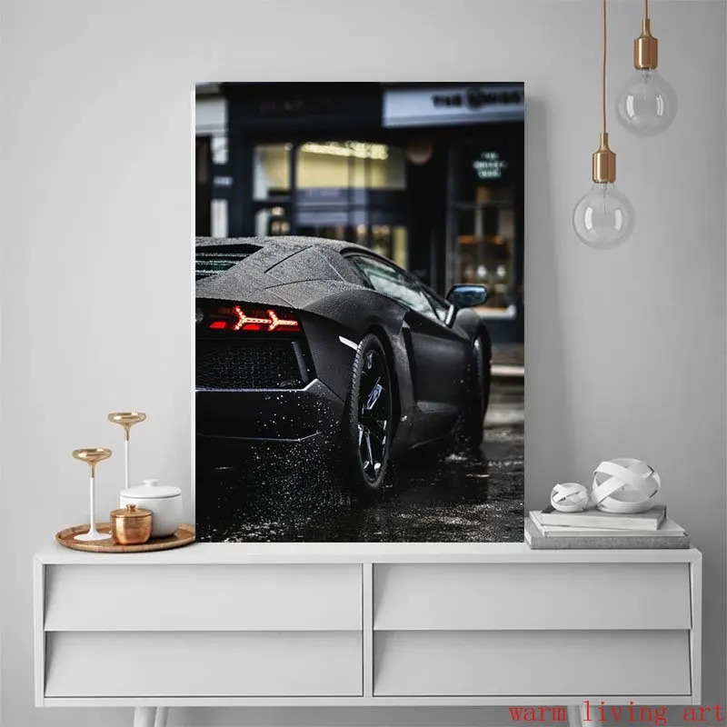 World Luxury Sport Car Black B - Lighting World Decor recension och pris