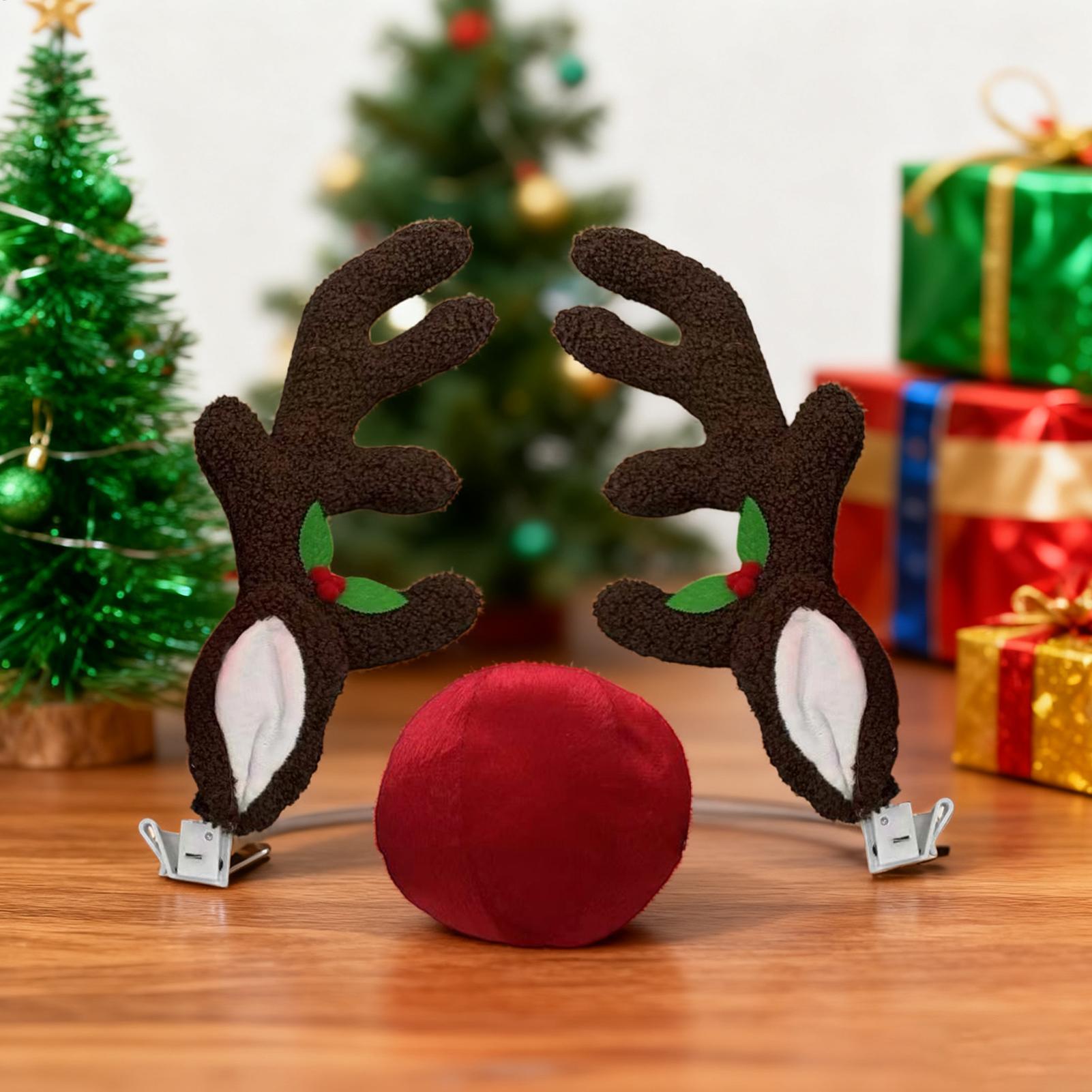 Car Reindeer Antlers Light Up  - Up Lighting Decor recension och pris