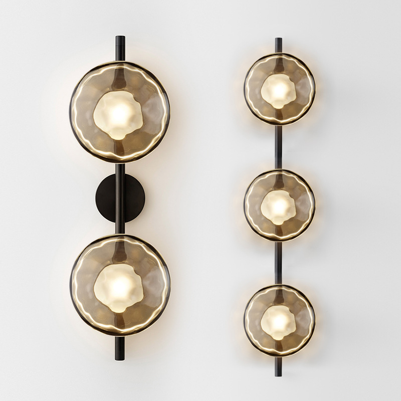 Modern Minimalist Shaped Glass - Foyer Lighting Wall Decor recension och pris
