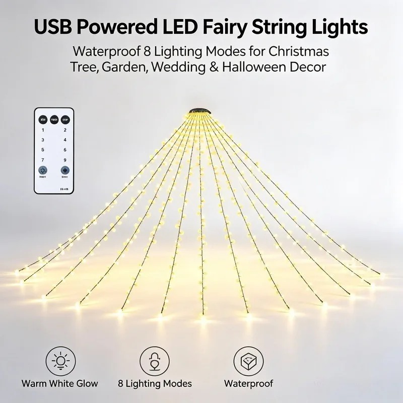 Waterproof USB LED String Ligh - Lighting Decoration For Wedding recension och pris