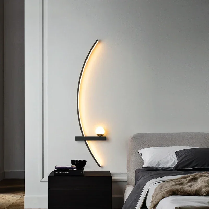 Modern LED Wall Lamps Minimali - Foyer Lighting Wall Decor recension och pris