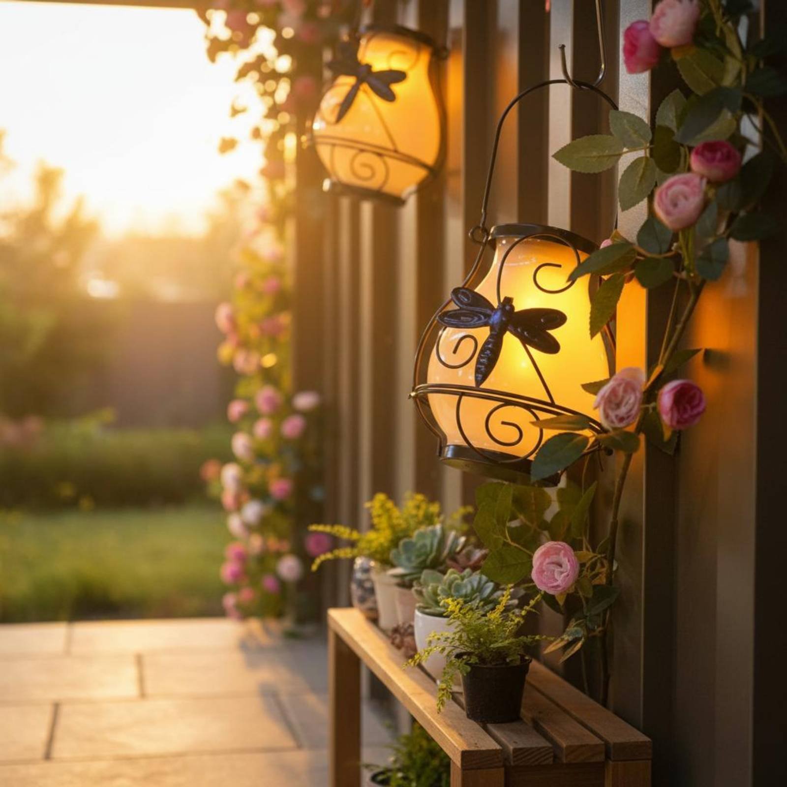 Solar Butterfly Lantern Waterp - Lighting Decoration Outdoor recension och pris