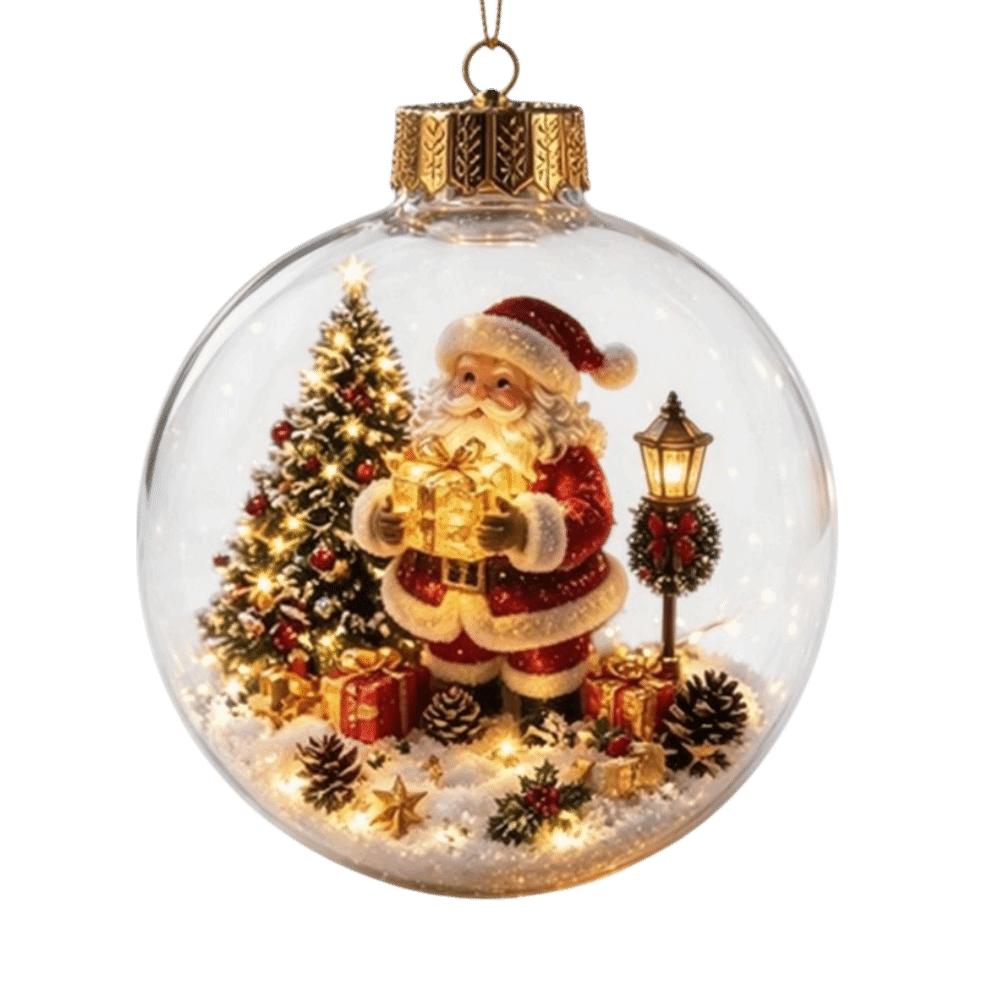 Acrylic Material Christmas Bal - Pendant Lighting Christmas Decor recension och pris