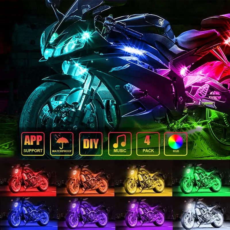 Motorcycle LED Decorative ligh - Lighting Bolt Decor recension och pris