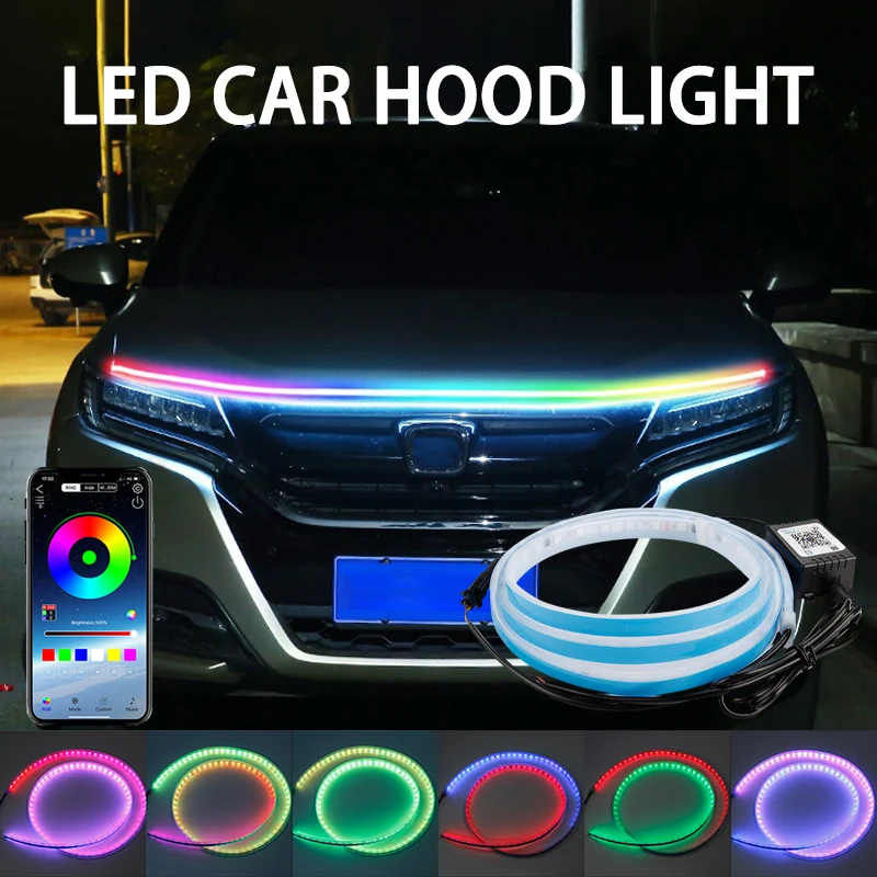 120/150/180cm Car Hood Decorat - Lighting Bolt Decor recension och pris