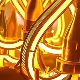 Iron Art LED Light Up Wine Bot - Up Lighting Decor recension och pris