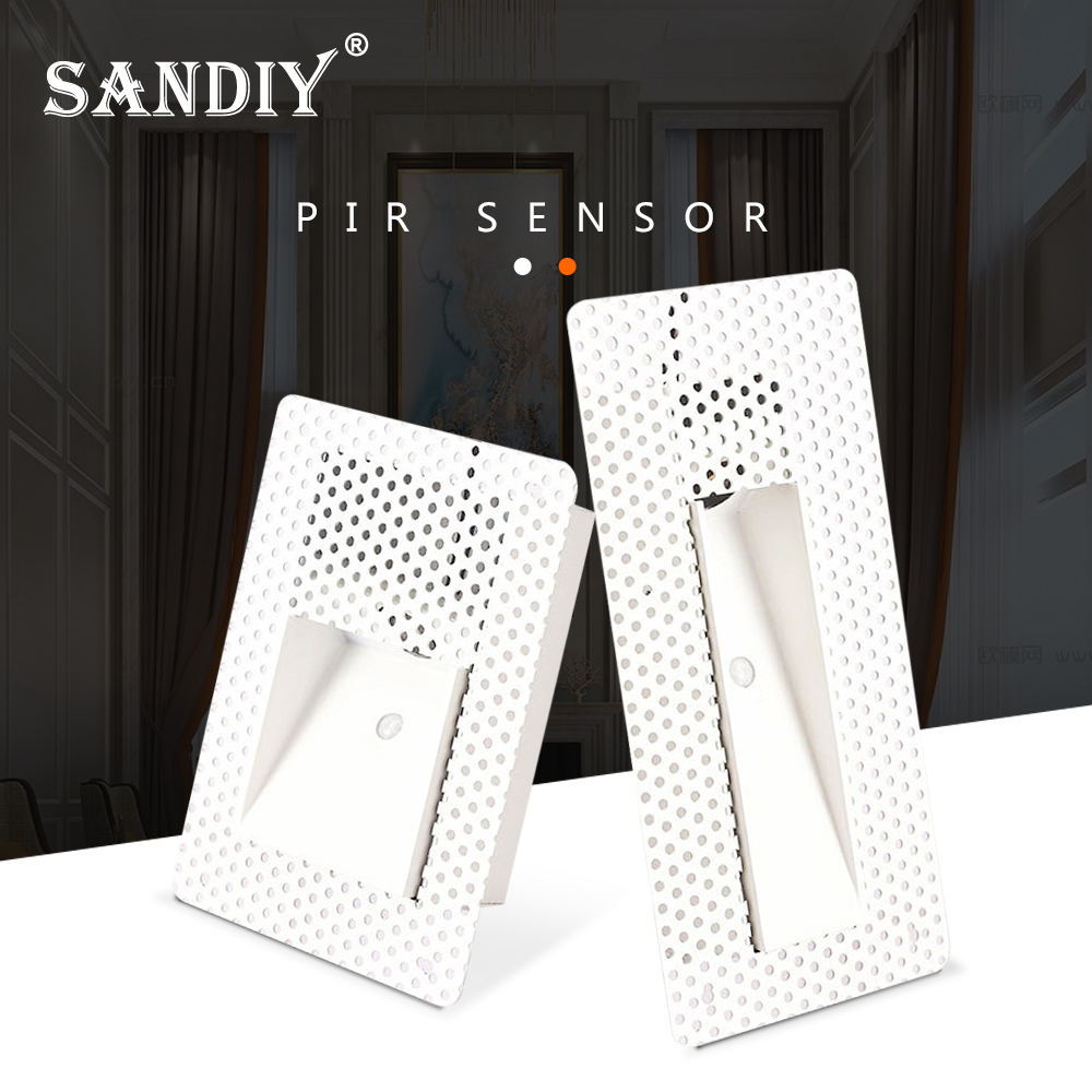 SANDIY Wall Lamp Recessed Nigh - Foyer Lighting Wall Decor recension och pris