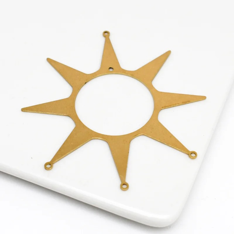 Brass Unplated Sun Pendant DIY - Pendant Lighting Christmas Decor recension och pris