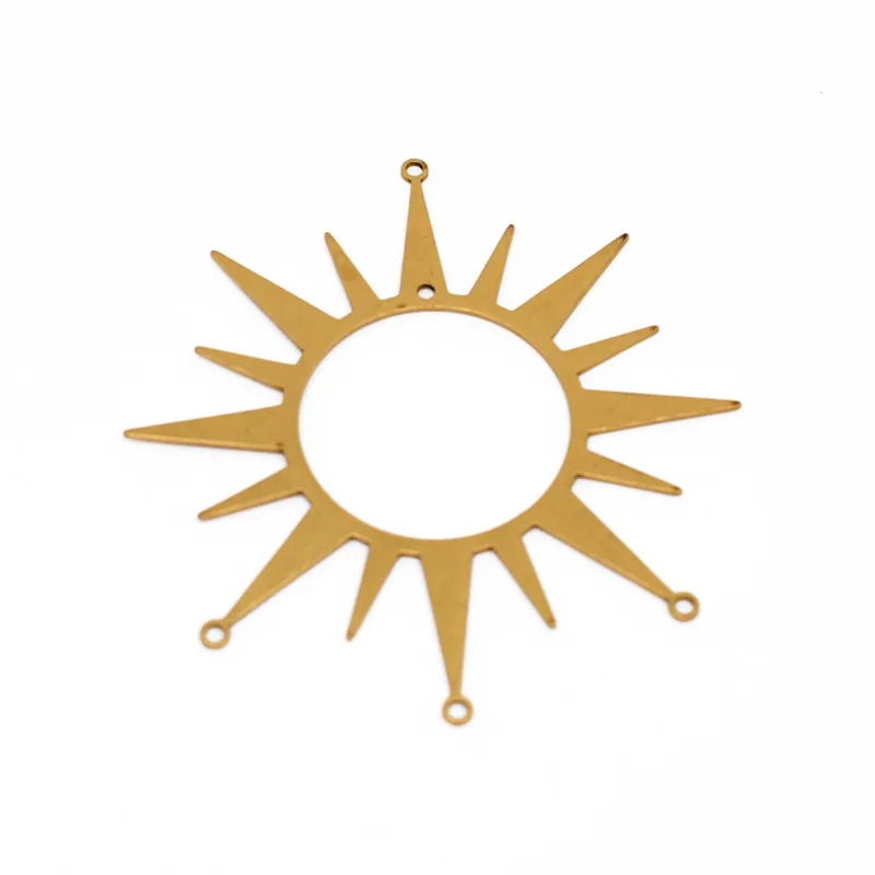 Brass Unplated Sun Pendant DIY - Pendant Lighting Christmas Decor recension och pris