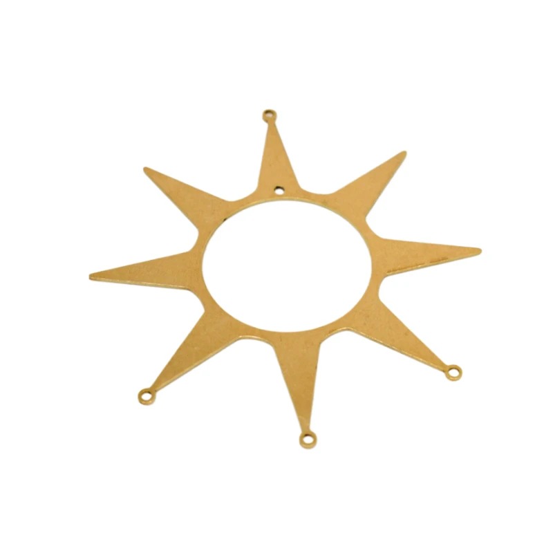 Brass Unplated Sun Pendant DIY - Pendant Lighting Christmas Decor recension och pris
