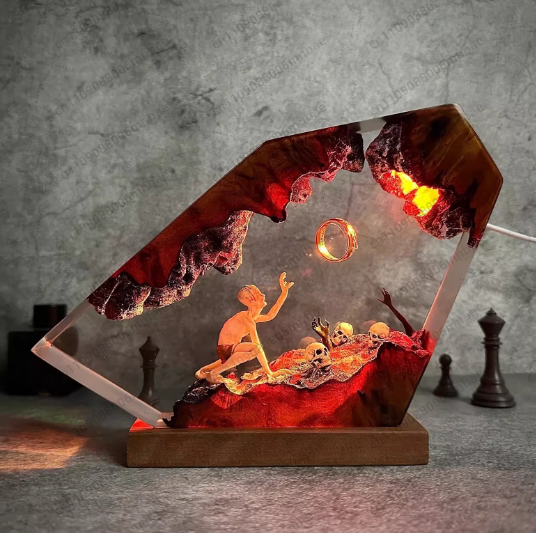 Resin Lamp Unique Room Decorat - Lighting World Decor recension och pris